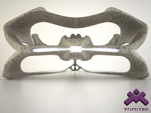 Alien Mothership with Fighters 3D model_28