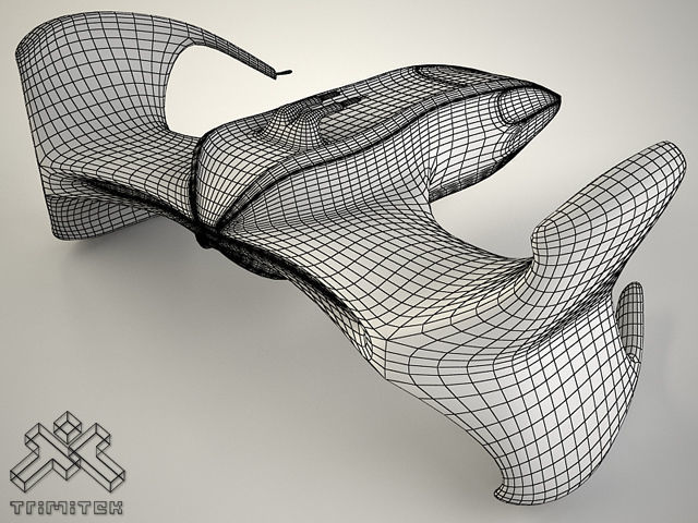 Alien Mothership with Fighters 3D model_44