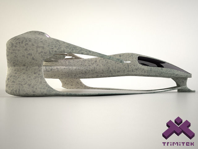 Alien Mothership with Fighters 3D model_23