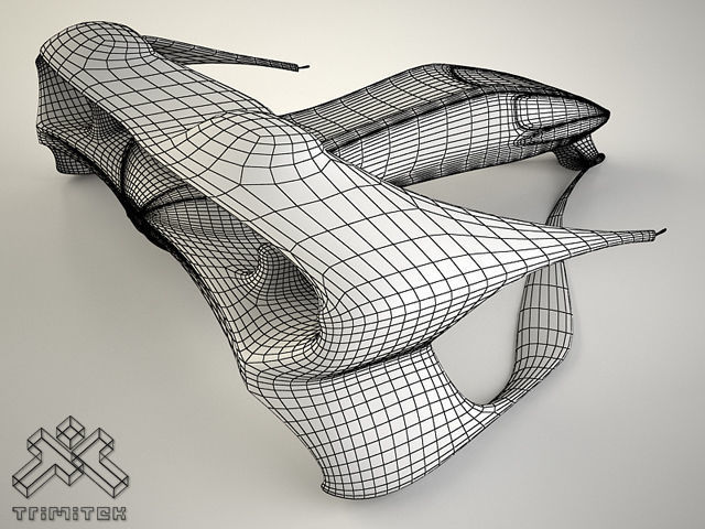 Alien Mothership with Fighters 3D model_22