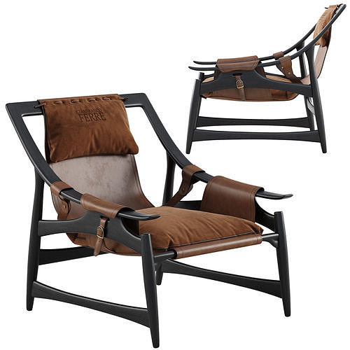 Gianfranco Ferre Kalamaja armchair 3D model