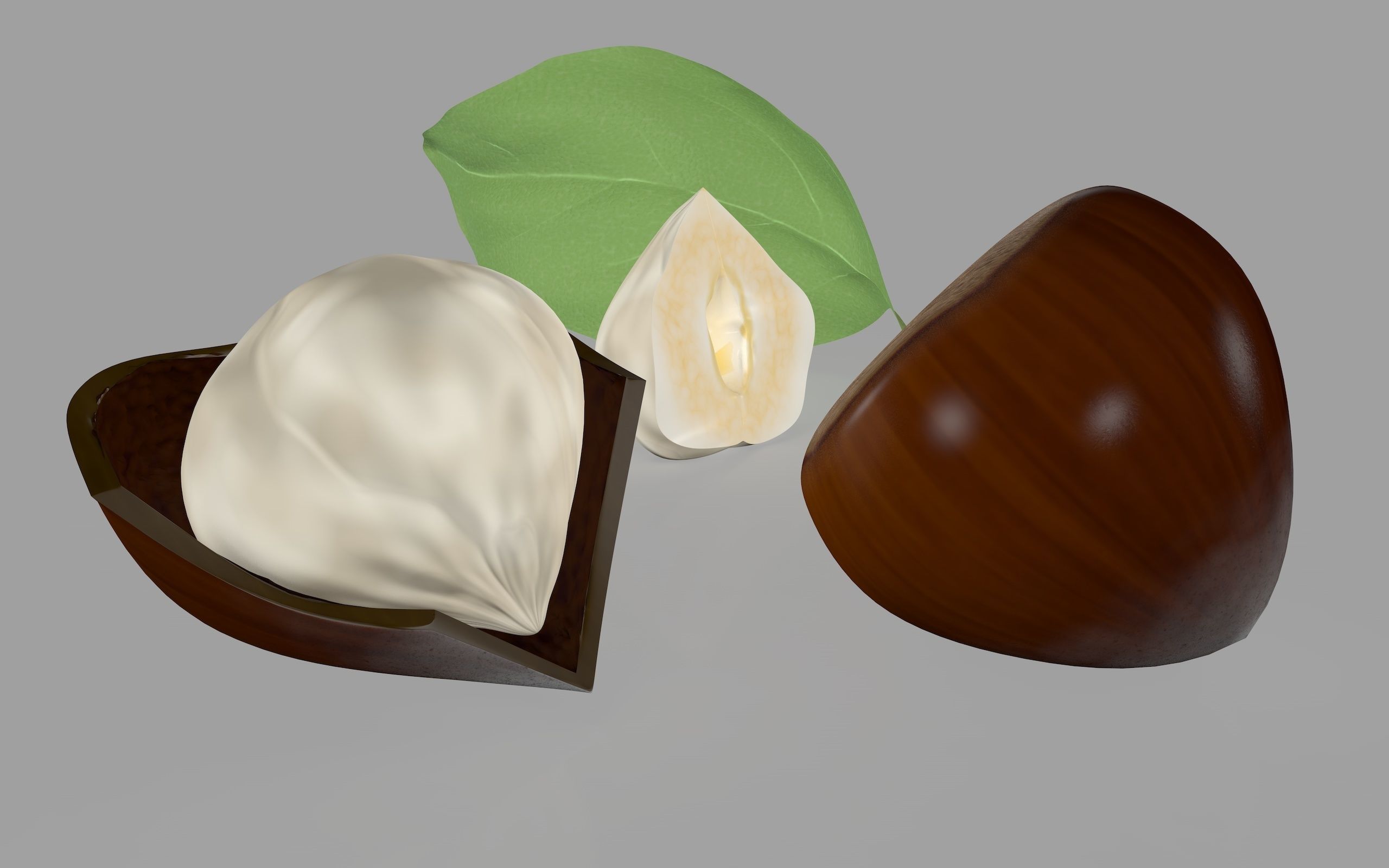 Hazelnut Nuts 3D model_8