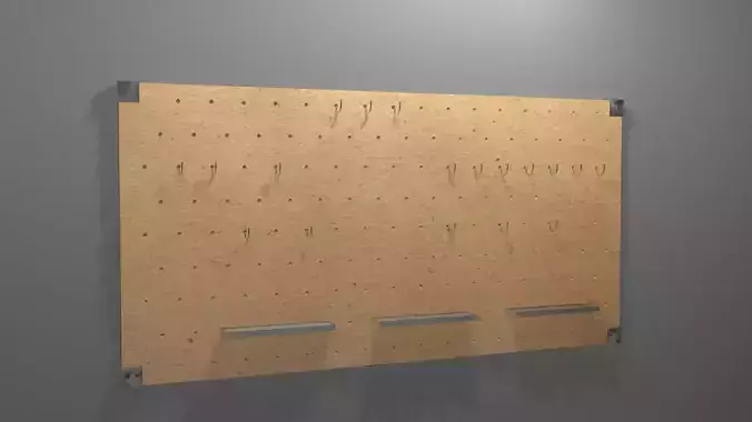 Peg Board and Hooks