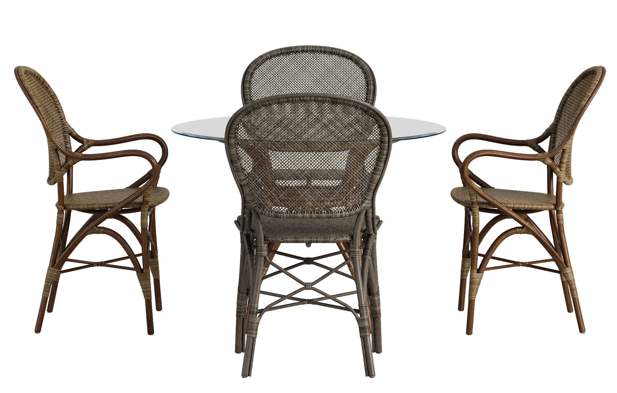 Sika Design Rossini chair Originals table set 3D model_2