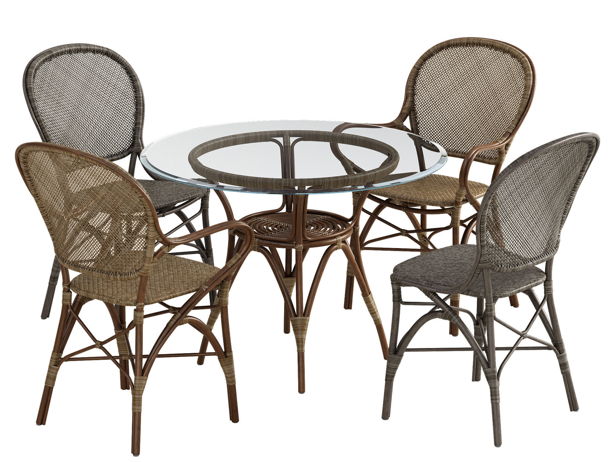 Sika Design Rossini chair Originals table set 3D model_3