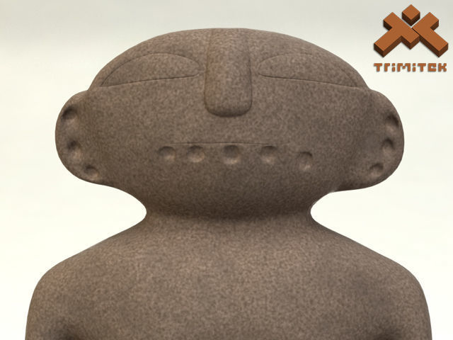 Ancient Statuette 3D model_11