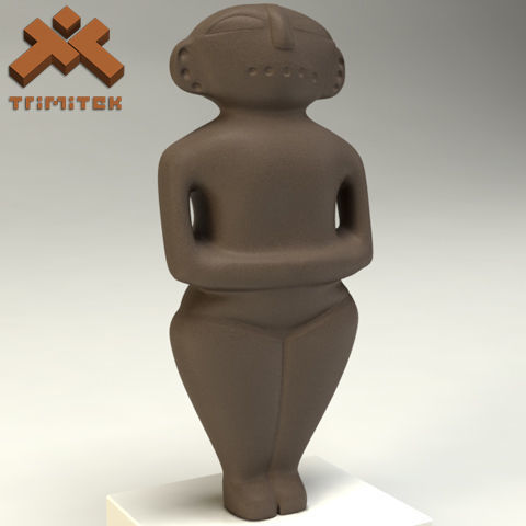 Ancient Statuette 3D model_5
