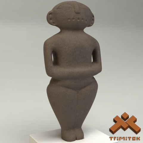 Ancient Statuette 3D model_6
