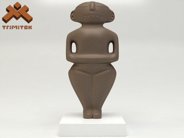 Ancient Statuette 3D model_1