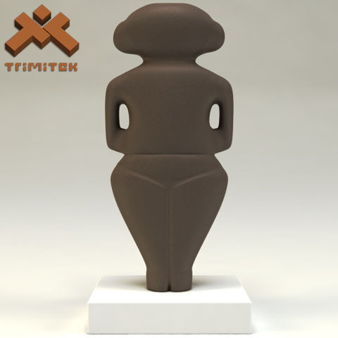 Ancient Statuette 3D model_14