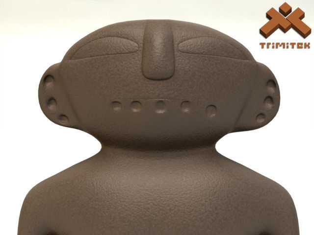 Ancient Statuette 3D model_10