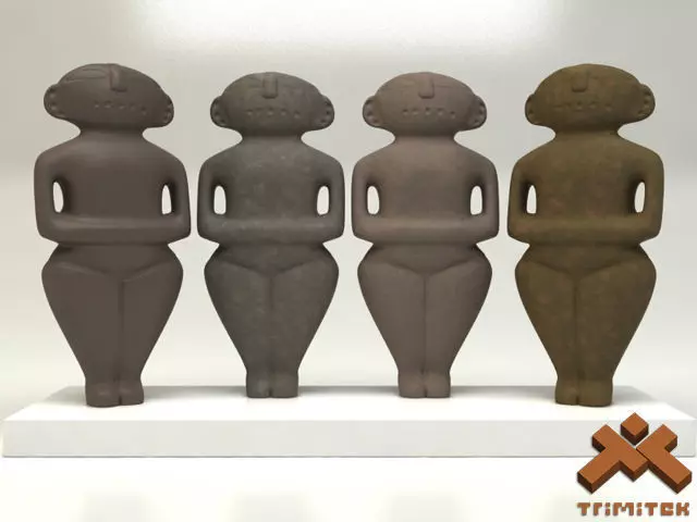 Ancient Statuette 3D model_0