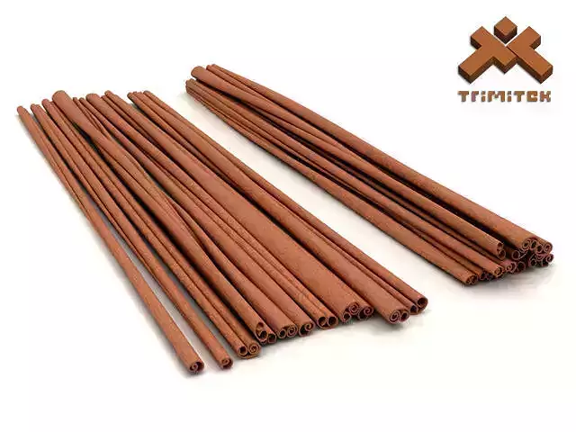 Cinnamon sticks 3D model Cinnamon sticks 3D model