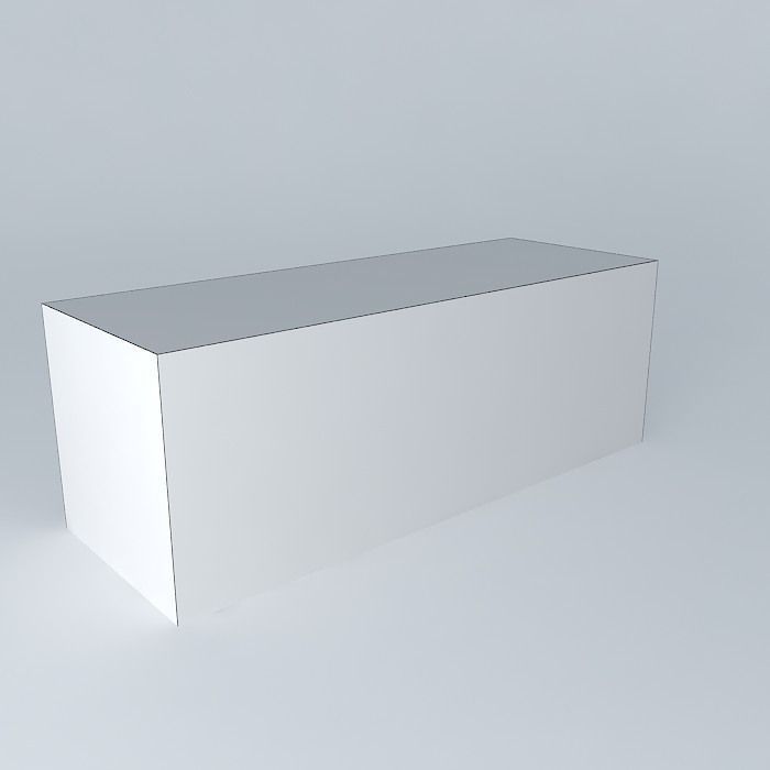 M M shape cube Free 3D model_3
