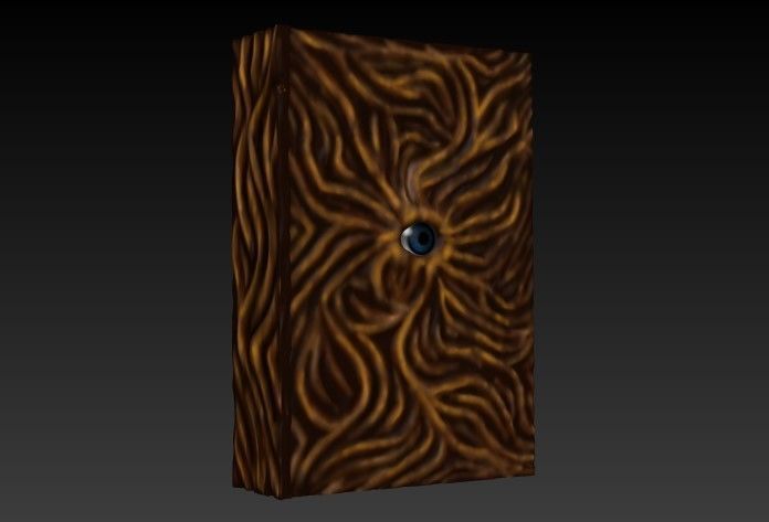 Necronomicon box 3D print model_1
