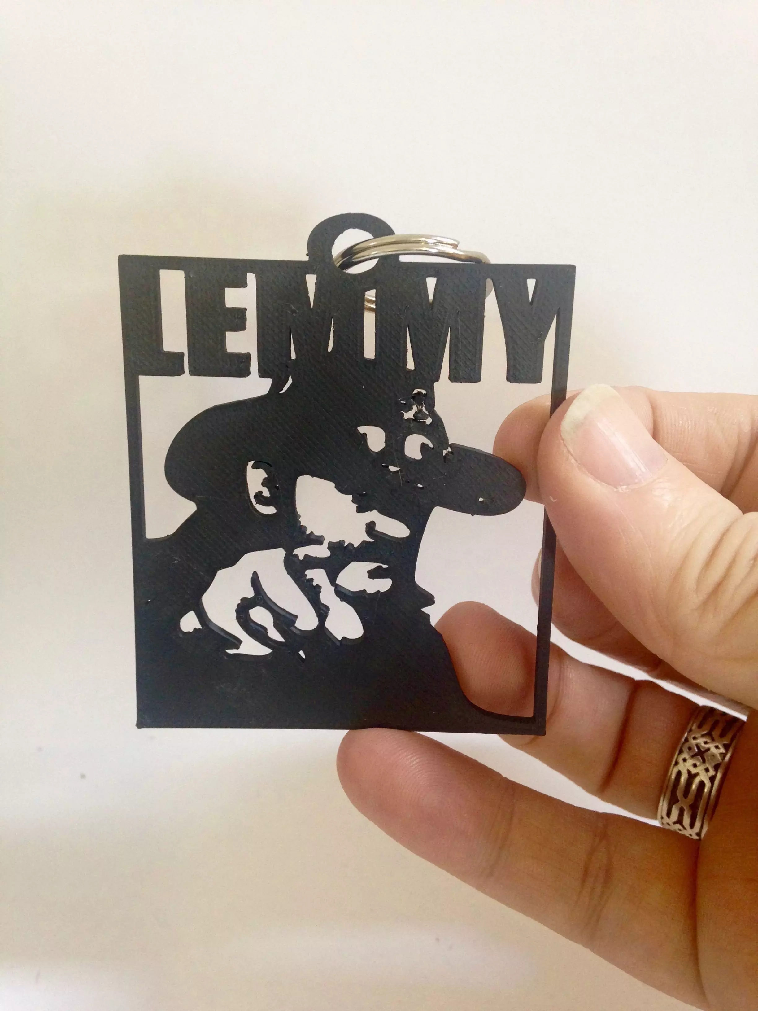 Lemmy metal tag 3D print model