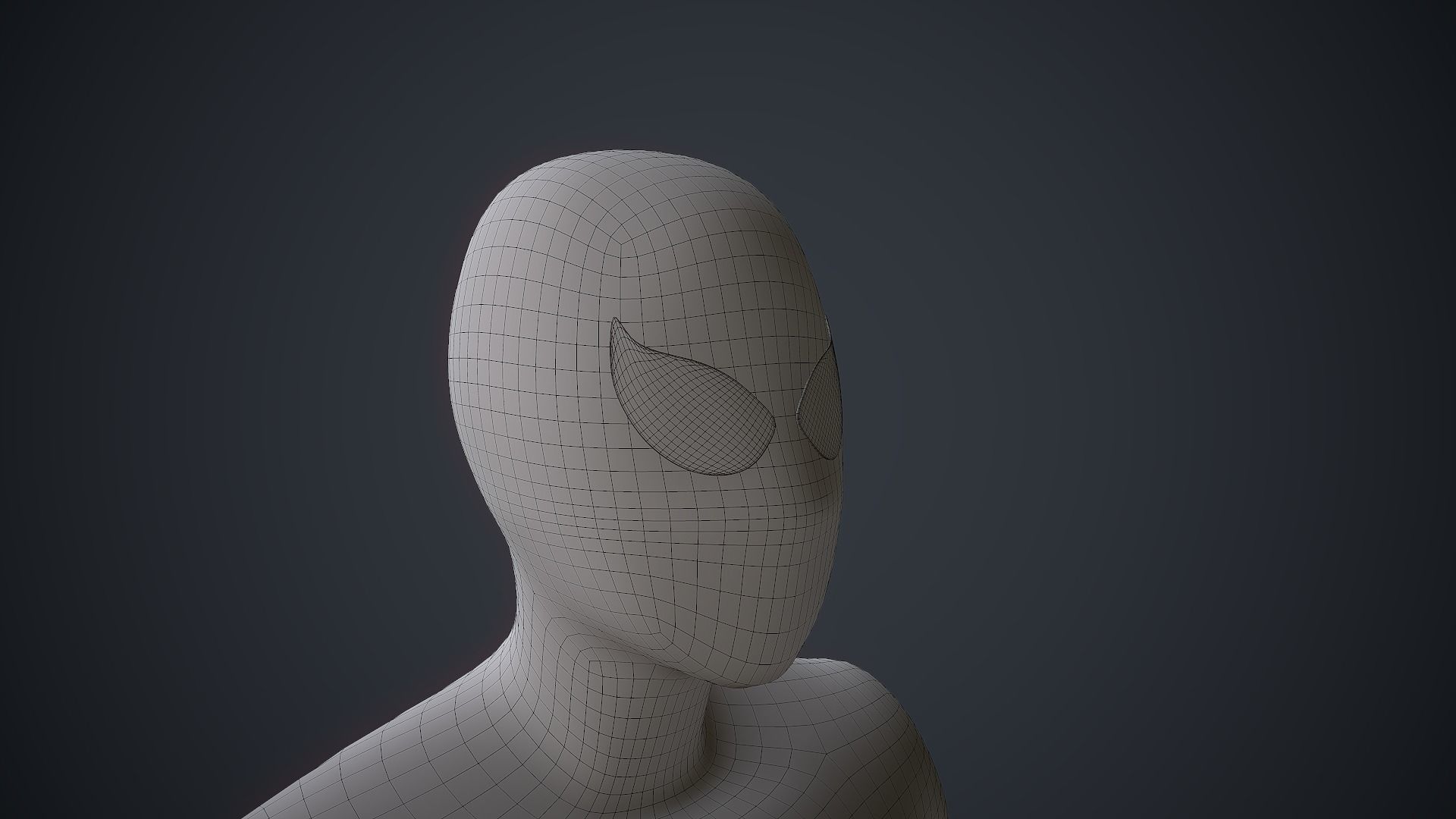 Spiderman spider - man in city Low-poly 3D model_14