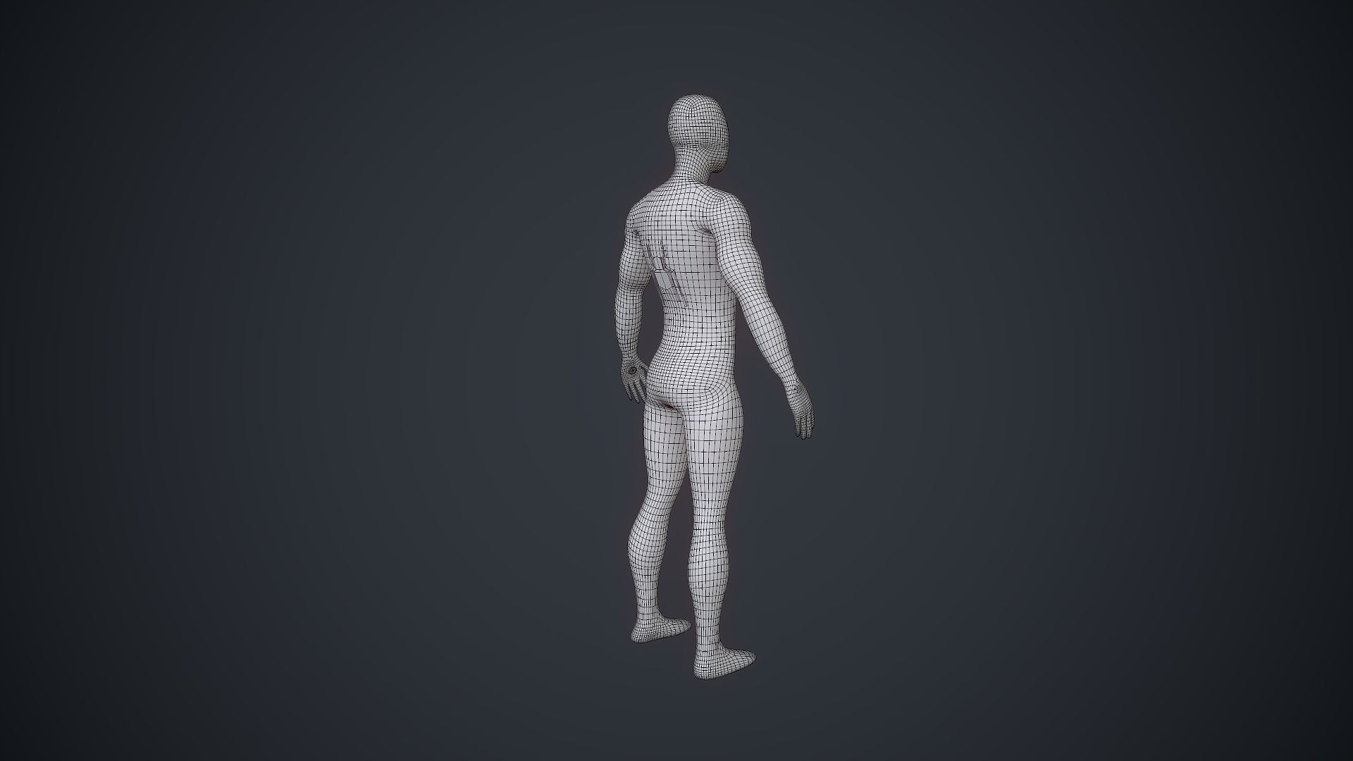 Spiderman spider - man in city Low-poly 3D model_17