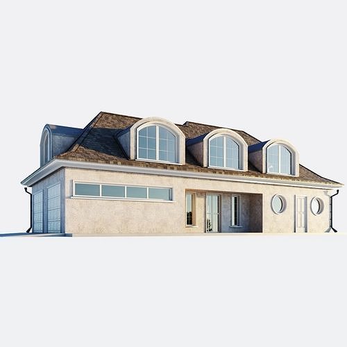 Country Style Cottage  3D model 7