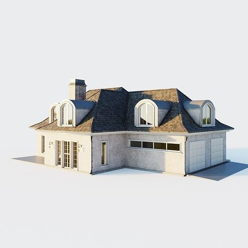 Country Style Cottage  3D model 6