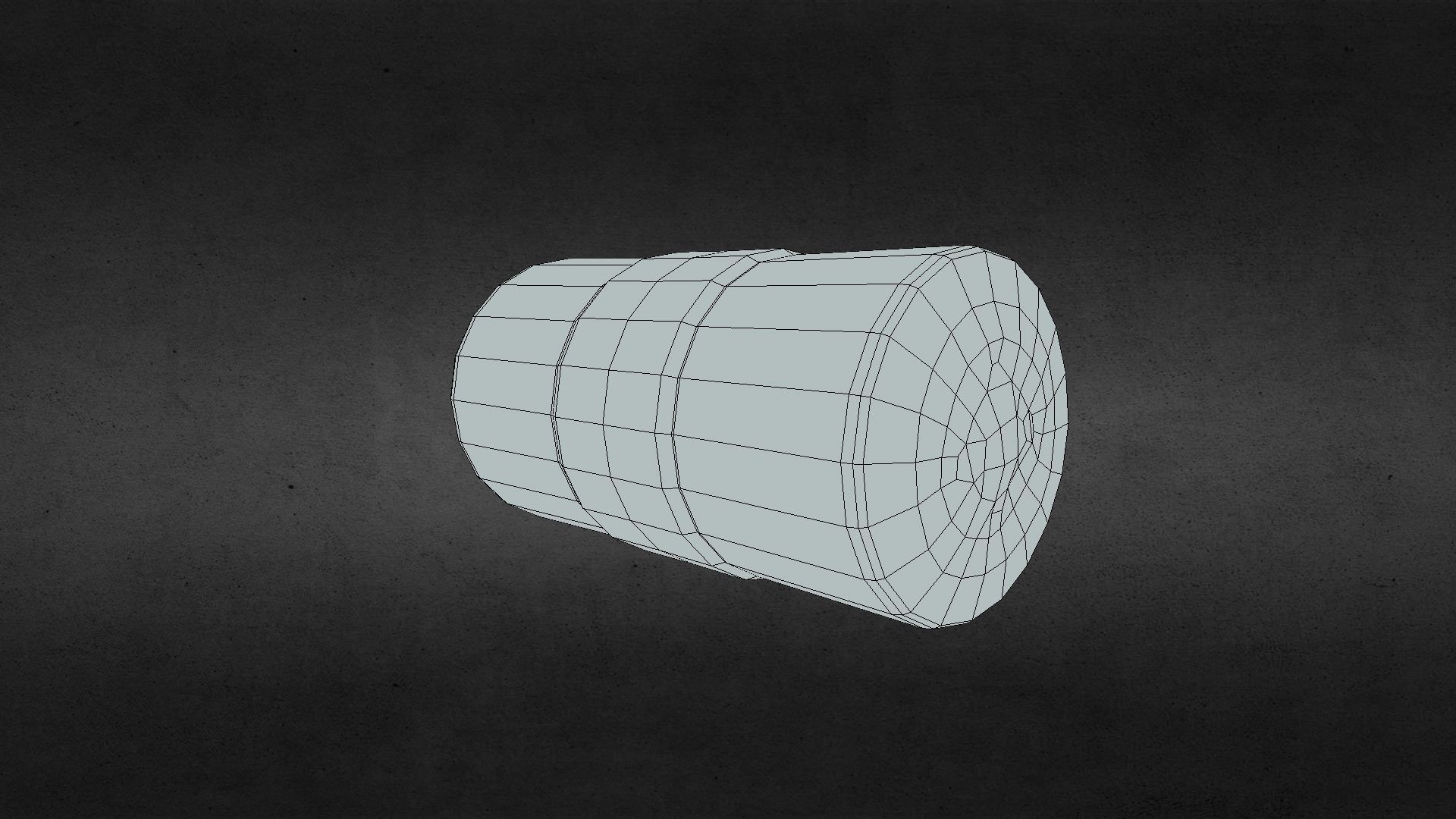 Elastic Adhesive Bandage Low-poly 3D model_1