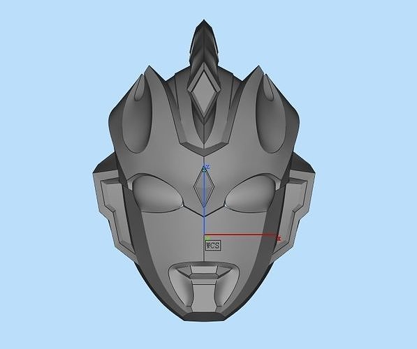 Ultraman Zett z Gamma Future Low-poly 3D print model
