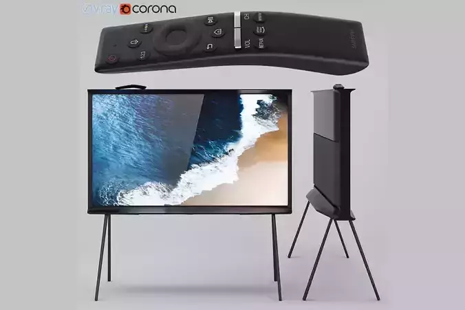 Samsung QLED The Serif TV 2019 black