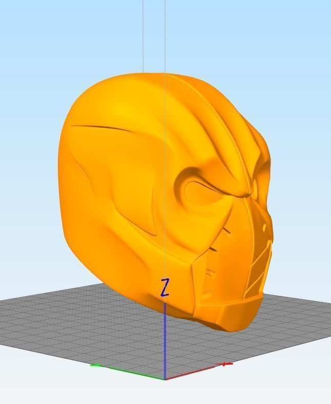 3d Printable Armor Deathstroke Helmet from Titans 3D print model_6
