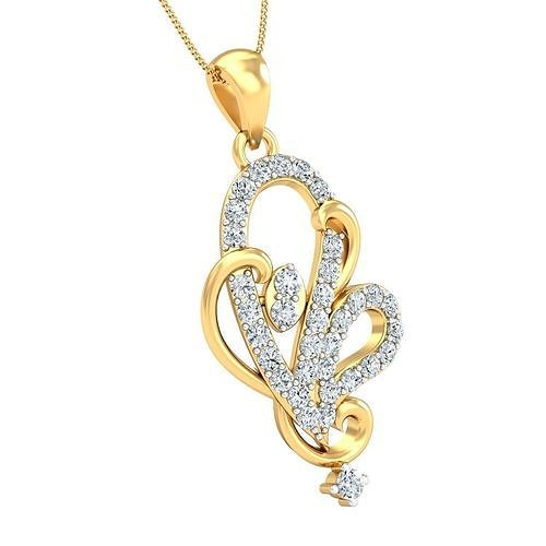 Women pendant-earrings set 3dm stl render detail 3D print model