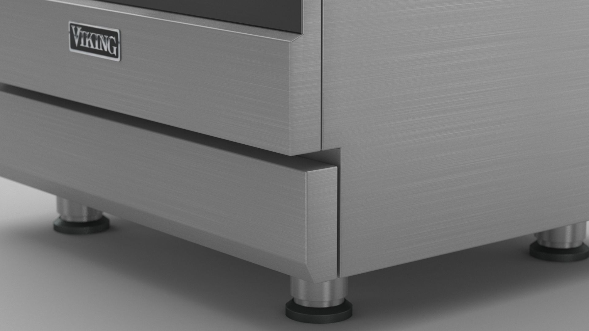 Viking 30in Self-Cleaning Dual Fuel Range - RVDR3302 3D model_10