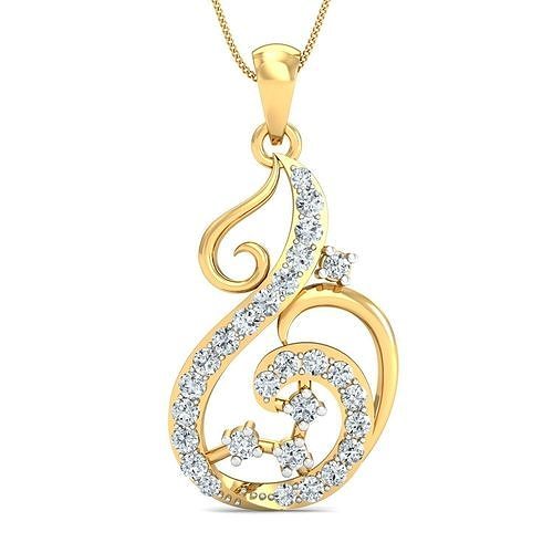 Women pendant-earrings set 3dm stl render detail 3D print model