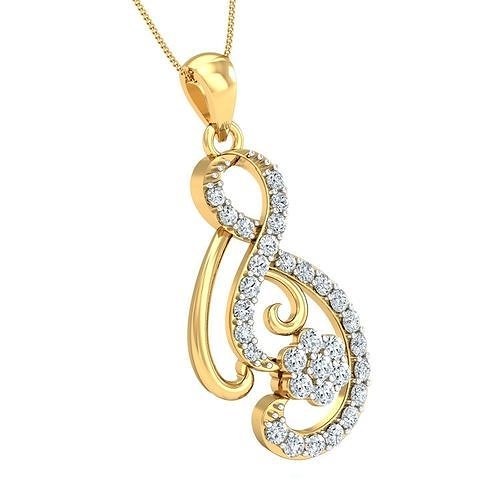 Women pendant-earrings set 3dm stl render detail 3D print model