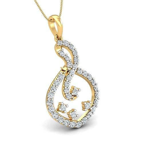 Women pendant-earrings set 3dm stl render detail 3D print model