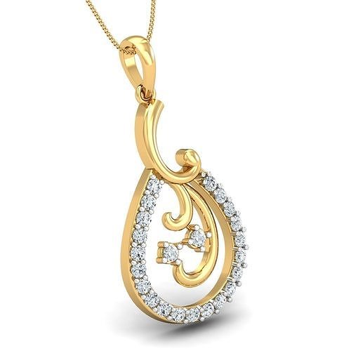 Women pendant-earrings set 3dm stl render detail 3D print model