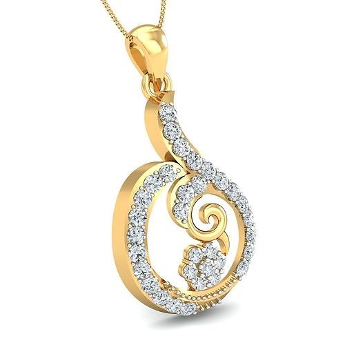Women pendant-earrings set 3dm stl render detail 3D print model