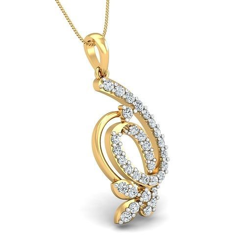Women pendant-earrings set 3dm stl render detail 3D print model