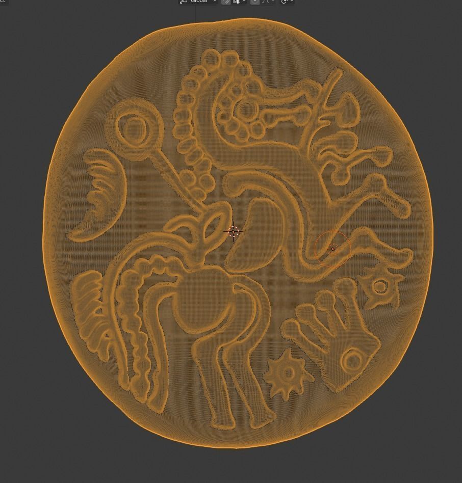 celtic coin 3 3D print model_3