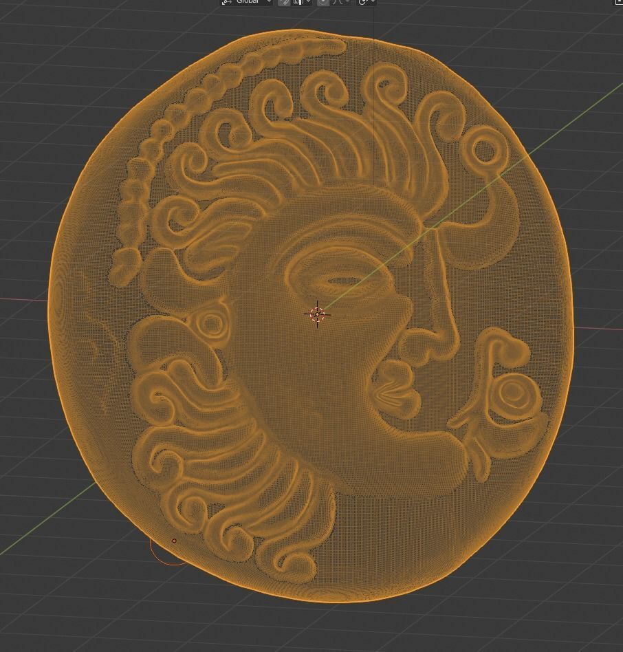 celtic coin 3 3D print model_2