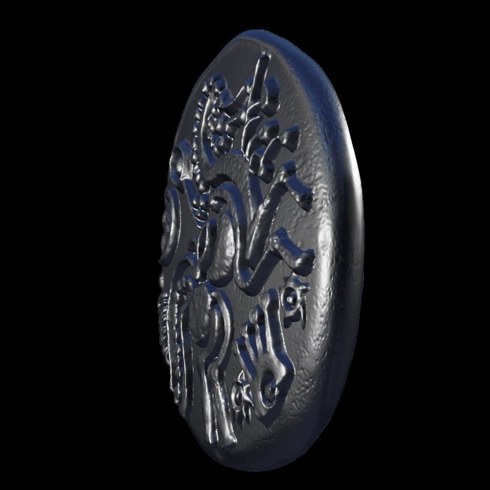 celtic coin 3 3D print model_8