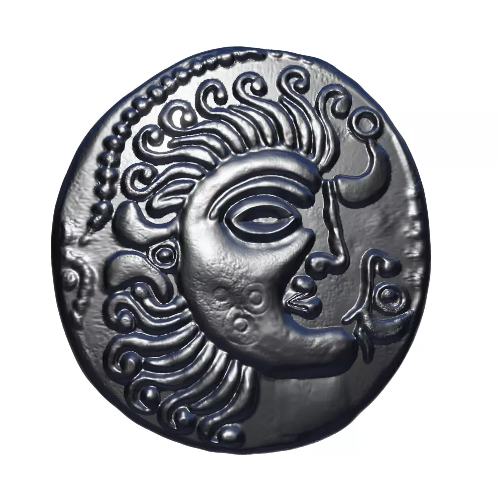celtic coin 3 3D print model_0