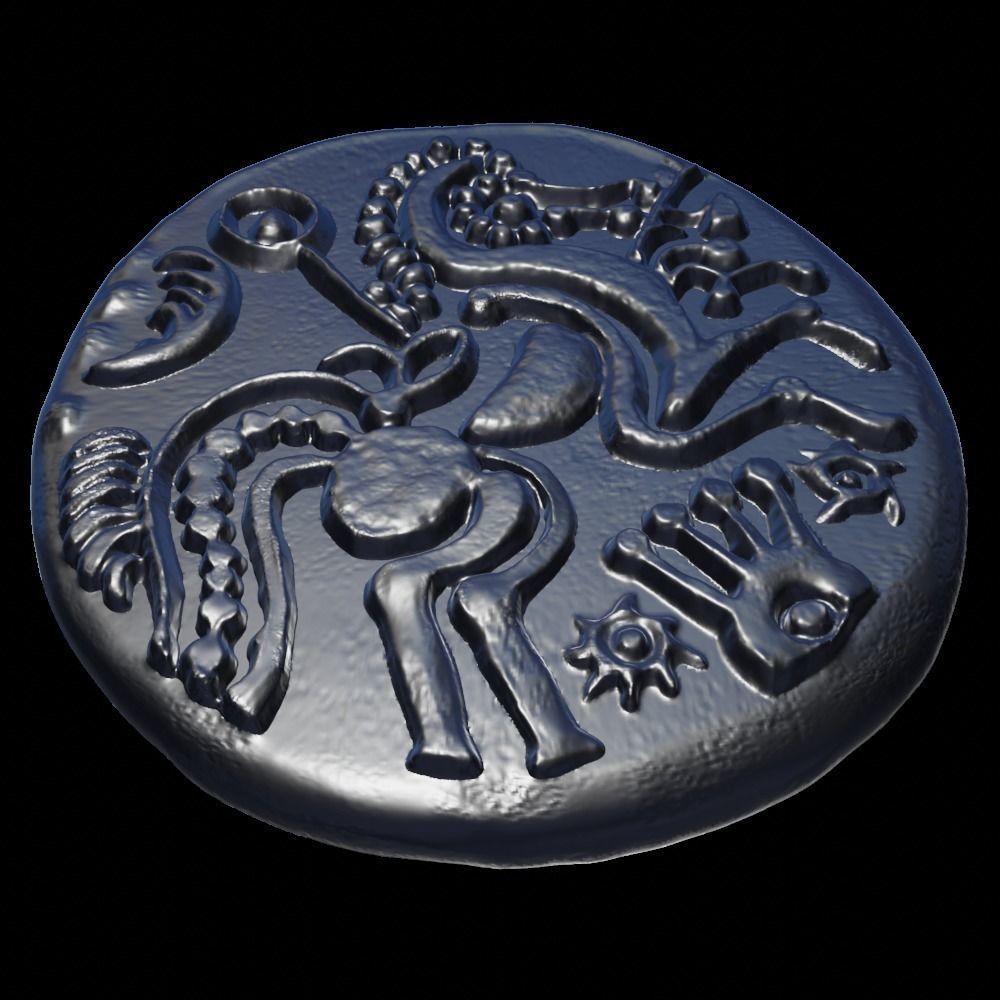 celtic coin 3 3D print model_6