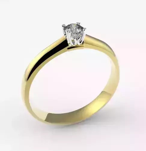 small engagement ring