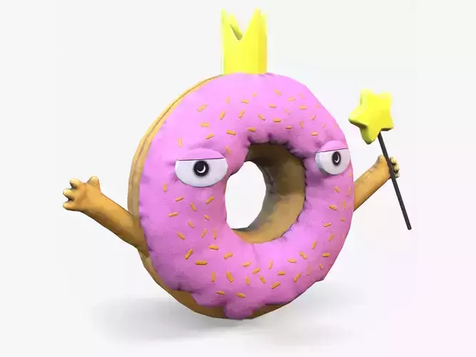Crowned Donut toy