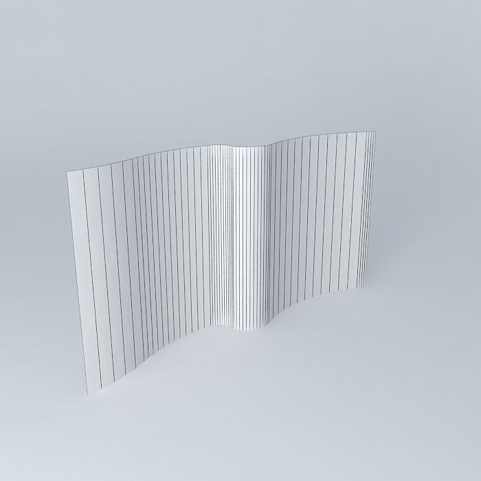 German 20 Reichsmark bill Free 3D model_4