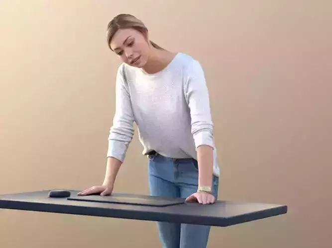 Ramona 10074 - Standing Office Girl