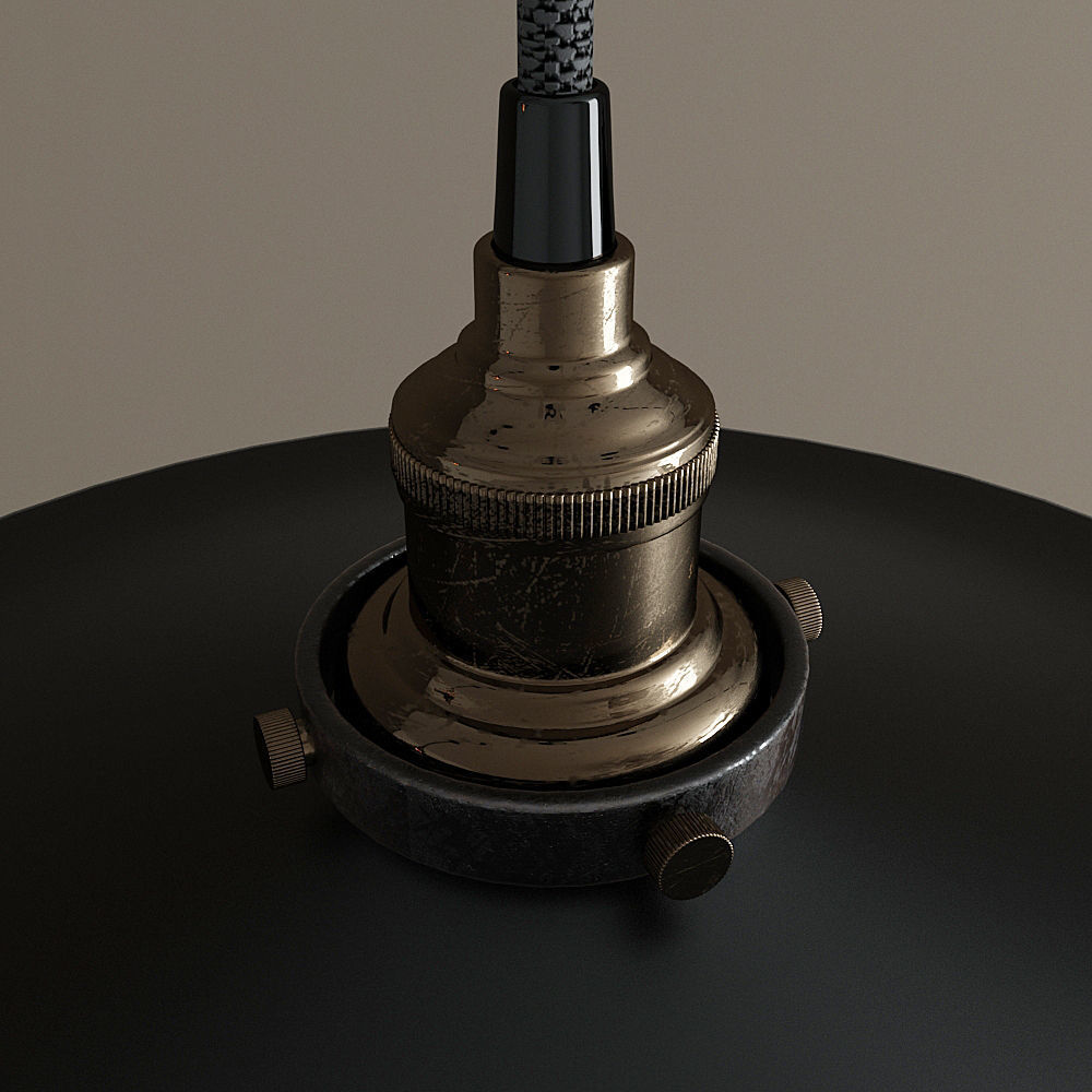 Chandelier Loft Cone Pendant 36 3D model_6