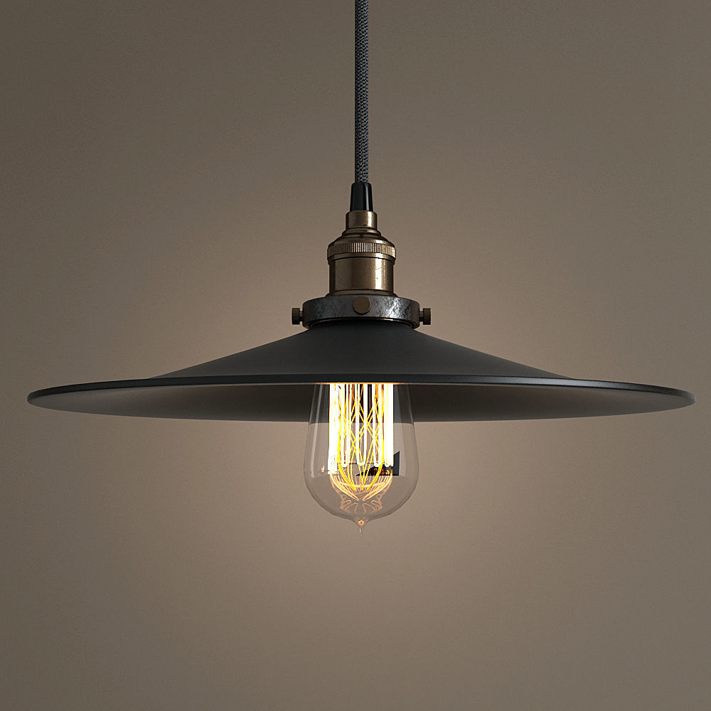 Chandelier Loft Cone Pendant 36 3D model_3