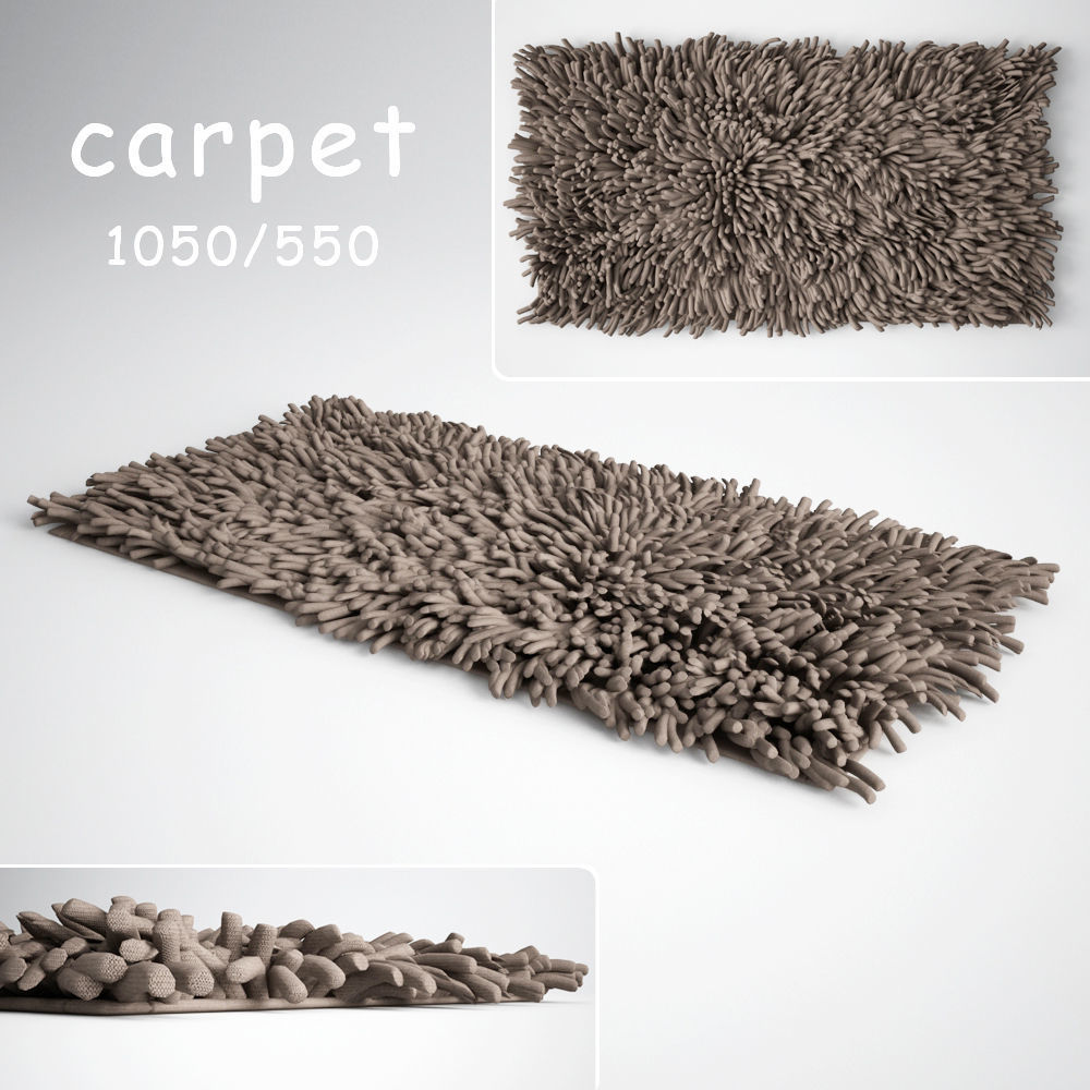 Knitted Carpet 3D model_1