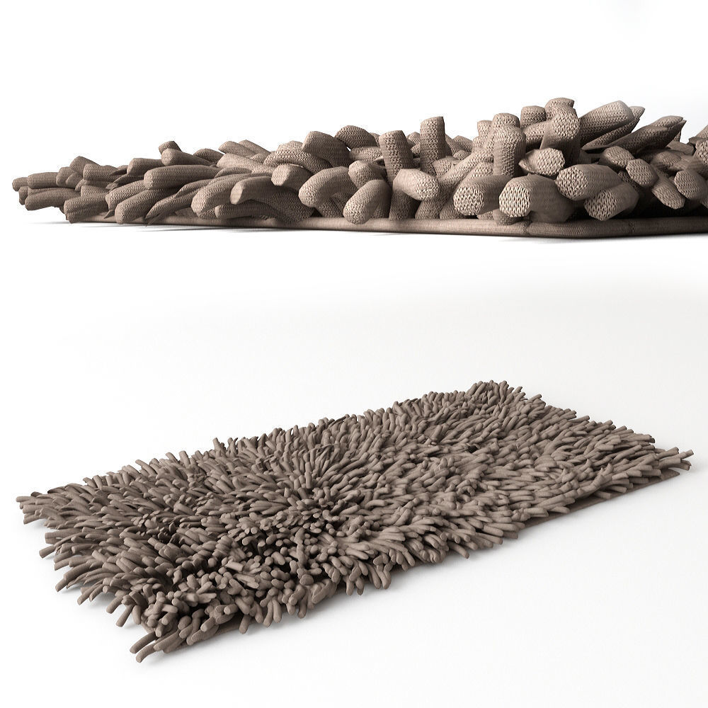 Knitted Carpet 3D model_3