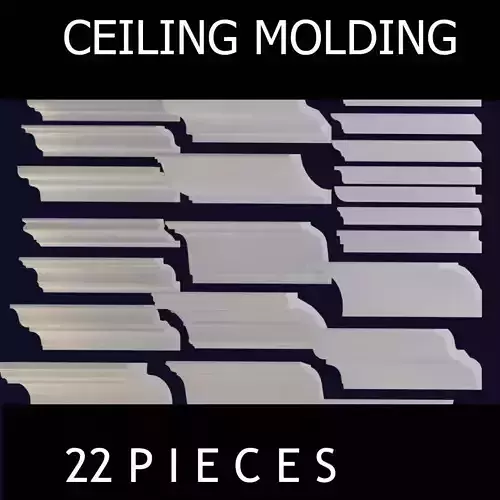 Ceiling molding 22pcs